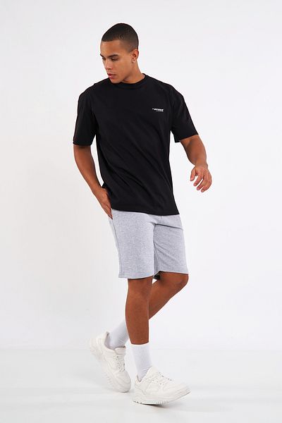 COMEOR Regular Fit Thick Fabric Comfortable Cut Men's Gray Shorts with Side Pockets