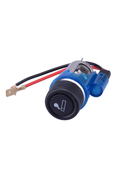 Motorobit 12V 120W Işıklı Oto Çakmaklık - Mavi