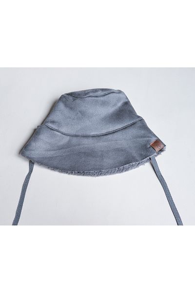 ilays beauty Imported Lamb Suede Lace-Up Winter Bucket Hat