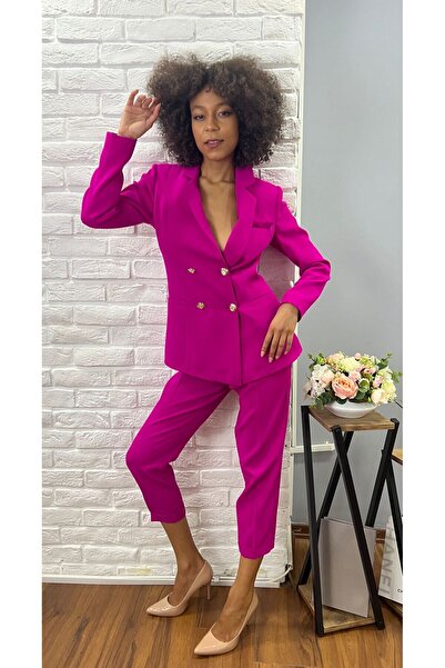 ROZALLİNİ KADIN DOUBLE BREASTED BLAZER CEKET