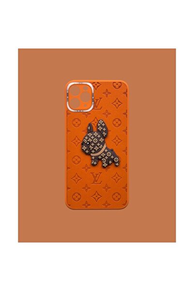 DUKKANCASE Turuncu 3D Kabartmalı Telefon Kılıfı - DK118 - iPhone 15