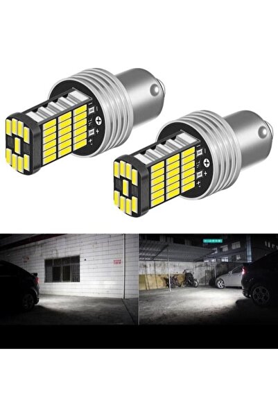 ERAKS CAR ACCESORIES BA15S 1156 P21W 45 LED Geri Vites,sinyal,stop Ampulü 1 T...