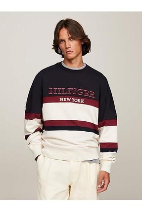 Tommy Hilfiger MONOTYPE COLOR BLOCK SWEATSHIRT Fiyat Yorumlar Trendyol