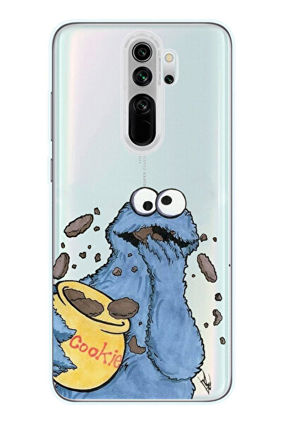 Magic Ring Redmi Note 8 Pro Uyumlu Susam Sokağı Kurabiye Canavarı Desenli Şef...