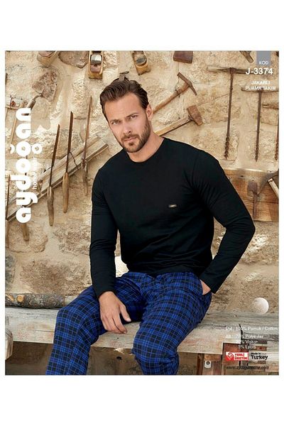 Aydoğan Ανδρικό Σετ Πιτζάμες Jacquard 3374