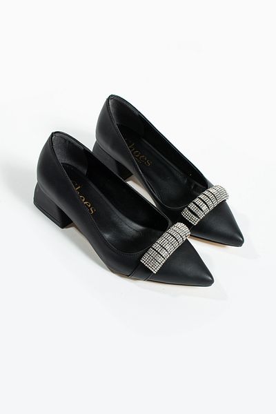 DUXAL SHOES Pantofi cu toc pentru femei Maya Black Stone