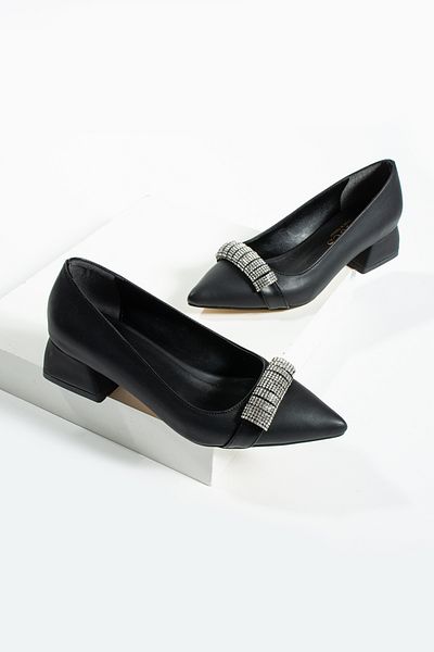 DUXAL SHOES Pantofi cu toc pentru femei Maya Black Stone