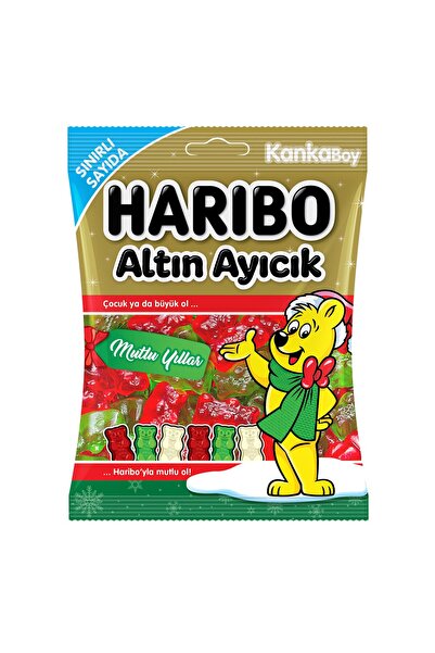 Haribo Yılbaşı P&W 70 G / Haribo Yılbaşı Altın Ayıcık 80 G X 10 Adet