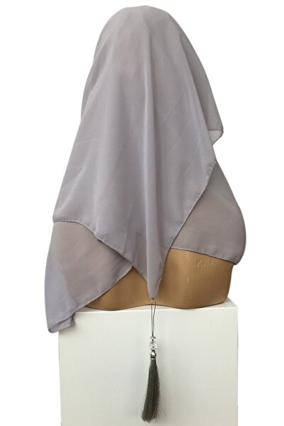 Vera Καπάκι κεφαλής έτοιμο τουρμπάνι Πρακτικό κομψό κασκόλ Hurrem σιφόν φούντα γκρι τυλιγμένο σάλι Hijab Hijab Bonnet