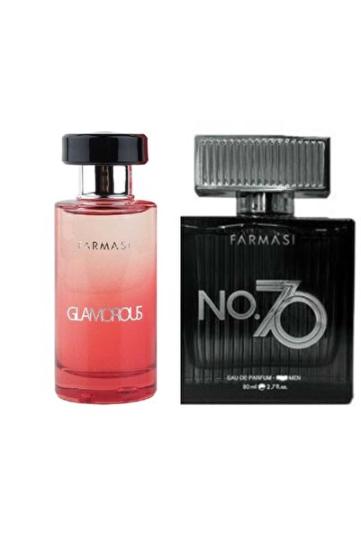 Farmasi GLAMOROUS KADIN PARFÜM 50ML EDP&NO:70 ERKEK PARFÜM 80ML EDP