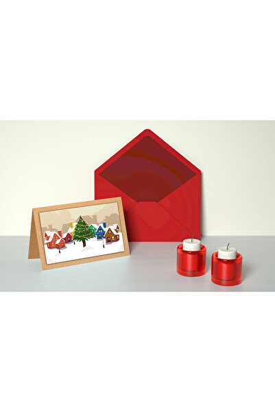 TELLGRAF مجموعة بطاقات بريدية كرافت بوب أب بطابع رأس السنة الجديدة (15x10 سم ...