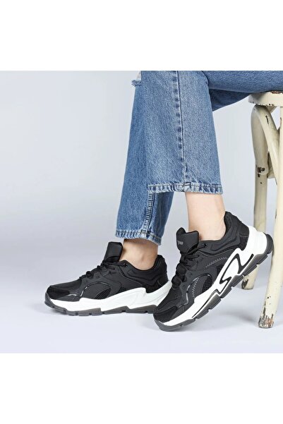 Jump 29085 Unisex Μαύρο Λευκό Orthopedics Daily Sneaker Walking Sports Shoes