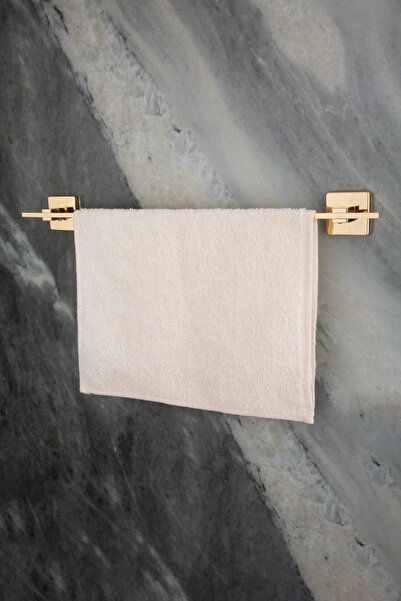 MultiStore Pirinç Gold Uzun Havluluk Banyo Askısı