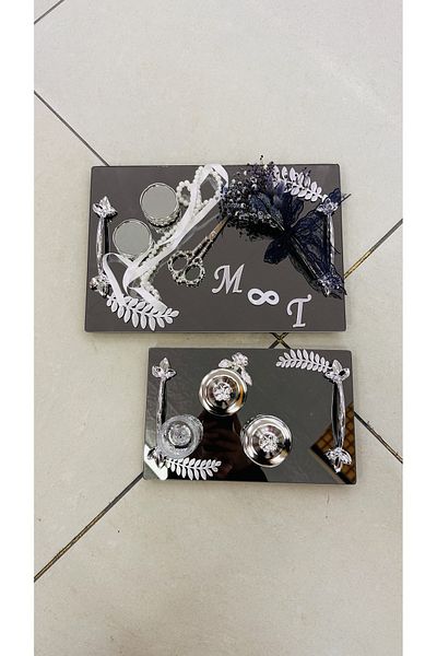 TAK TAK TAKIŞTIR ENGAGEMENT TABLE PROMISE TABLE SILVER COLOR