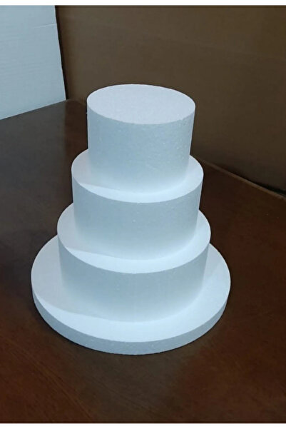 yeditepe osmanlı 3 Katlı Maket Pasta 25 X 10- 20 X 10-15 X 10cm ve 35x3 cm Ta...