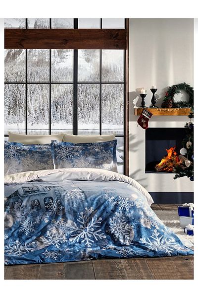 Özdilek (New Year Special) Double Duvet Cover Set with 4 PILLOW CASES