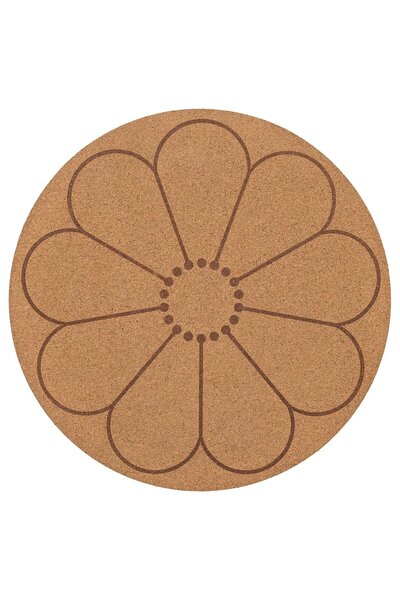 IKEA SVARTVIDE mantar-çiçek desenli 35 cm amerikan servisi