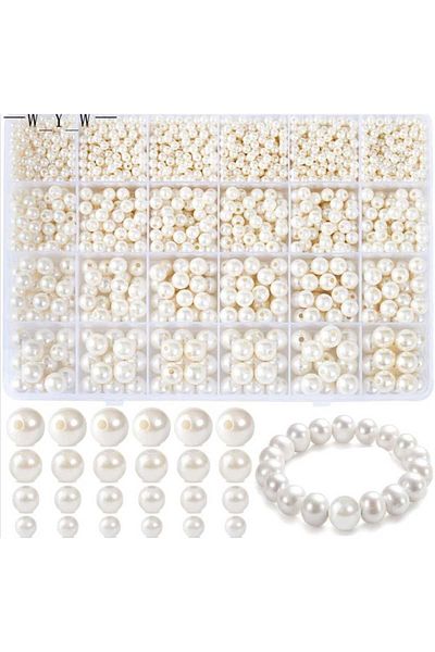yiğit aksesuar Giant Pearl Set Bracelet Necklace Jewelry Making Supplies