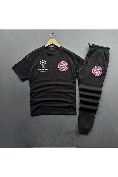 Pisa Art BAYERN MUNICH CHAMPIONS LEAGUE T-SHIRT AND SLIM FIT ESEFMON SIX COMBINATION