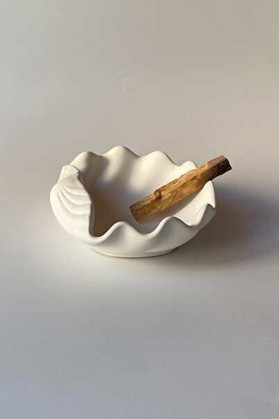 sin istanbul Shell Palo Santo Tütsülük Mumluk Beyaz