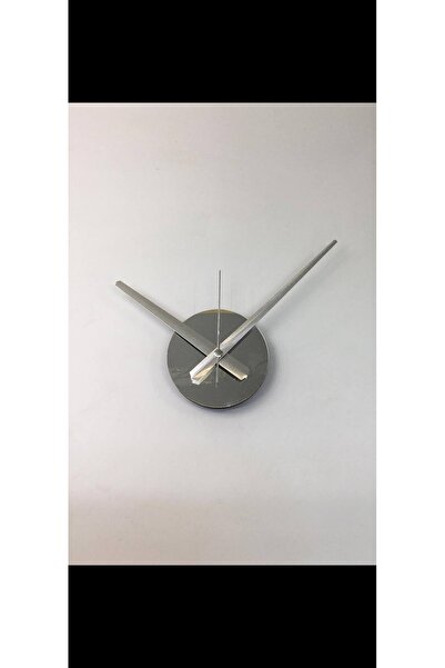 Otantik 3D DIY Sticker Duvar Saati Yedek Mekanizma Komple Orta Göbek Gümüş Ay...