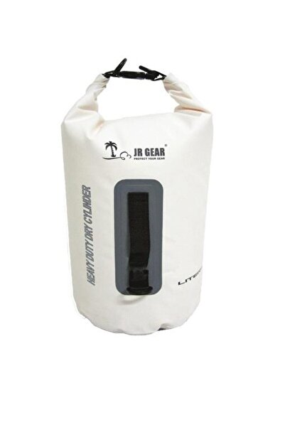Jr Gear Heavy Duty Dry Cylinder Waterproof Bag 20 Liters-WHITE