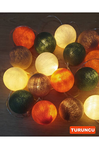 Ligorza Led Işıklı Aydınlatma Toplar 3 Metre 20 Top Dekoratif Gece Lambası