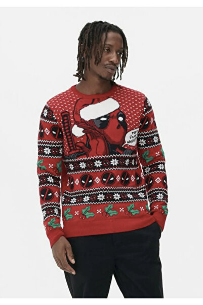 Köstebek Red Christmas Sweater