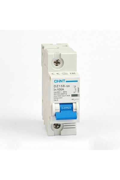 chint CHINT DZ158 1 POLE 10KA C/100A فيوز تلقائي