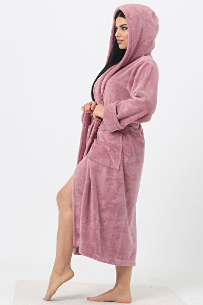 Nuşa Hooded Welsoft Thick Dressing Gown