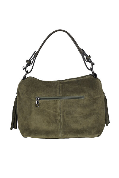 HBS HAKİ YEŞİL 100 % GERÇEK DERİ omuz çantası 1900