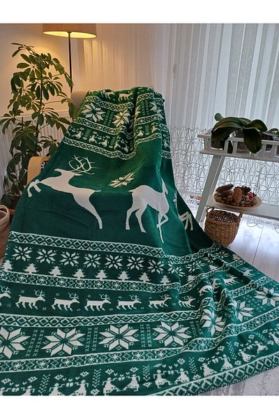 stay with love Single Blanket Green-White 150*200cm 8 March International Women's Day Gift