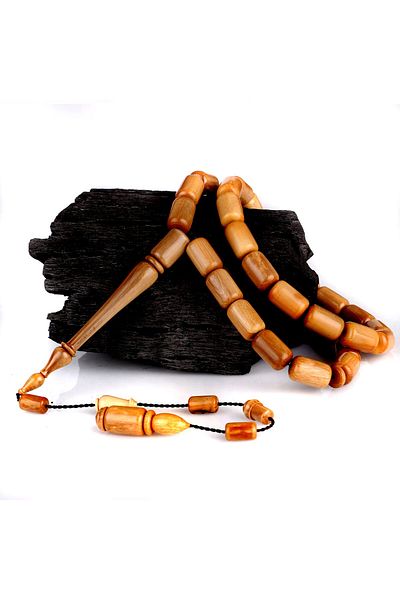 Tesbihsepetim COMPLETE MASTER HANDWORKING CAPSULE CUT CATTLE FEMALE Rosary