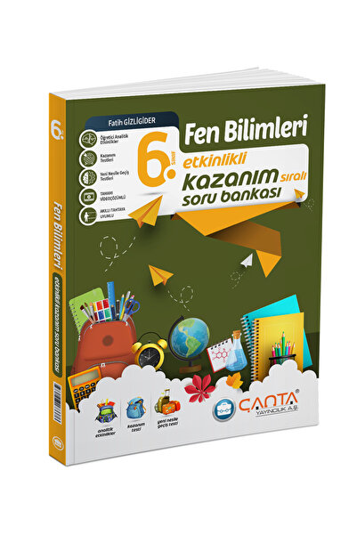 Çanta Yayıncılık 6.sınıf Fen Bilimleri Etkinlikli Kazanım Soru Bankası - Çant...