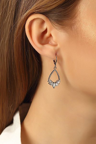 Duke Nickle Zircon Stone Earrings Dbkp2020