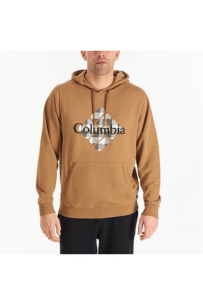 Columbia Суитшърт с качулка Csc M Centered Gem Buffalo Plaid Erkek