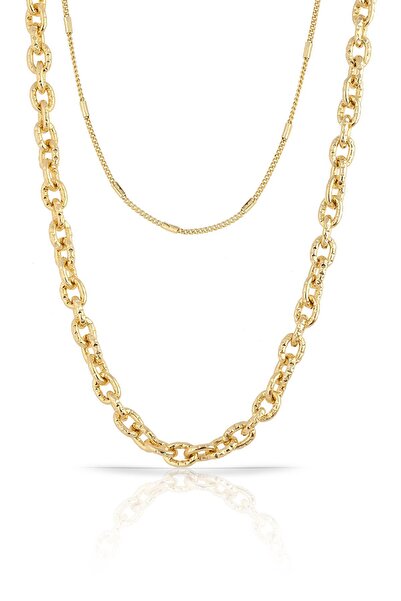 Duke Nickle قلادة سلسلة مكونة من قطعتين Xbkl20015