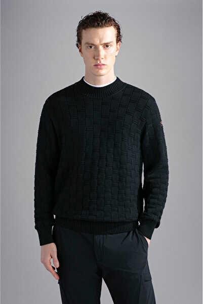 PAUL&SHARK Men's Knitted Roundneck C.W.Wool Sweater