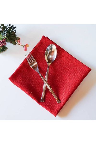 Viemso Red Glitter Napkin 4 Pieces