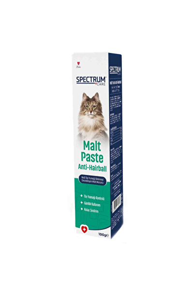 Spectrum Care Anti-Hairball Kedi Tüy Yumağı Önlemeyi Destekleyen Malt Macunu 100gr