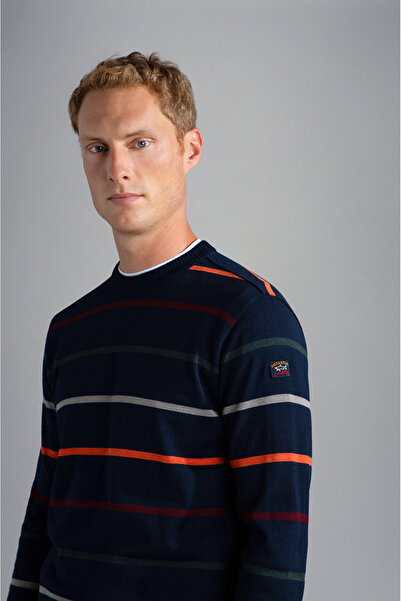 PAUL&SHARK MEN'S KNITTED ROUNDNECK C.W. WOOL