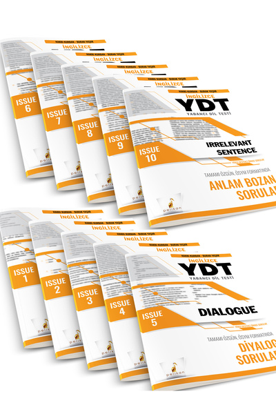 Pelikan Yayınları YDT İngilizce Seti 10 Fasikül
