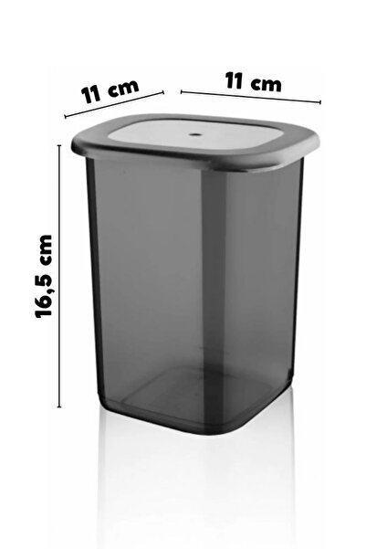 NY HOME 12 قطعة 1200 مل حاوية تخزين اقتصادية غير قابلة للكسر من أنثراسايت مع ملصقات