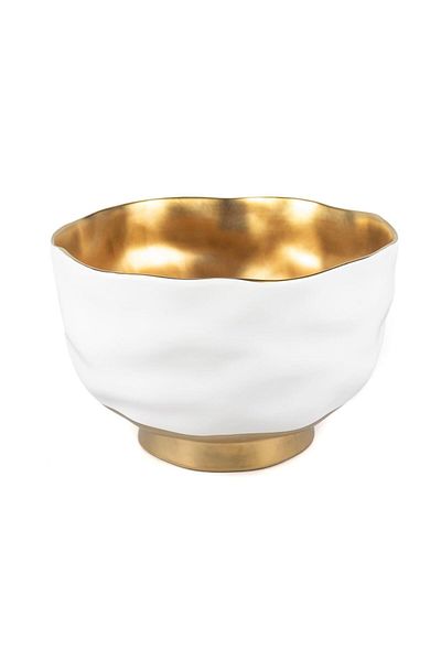 Mikasa Moor White Gold Porcelain Bowl 20x13cm