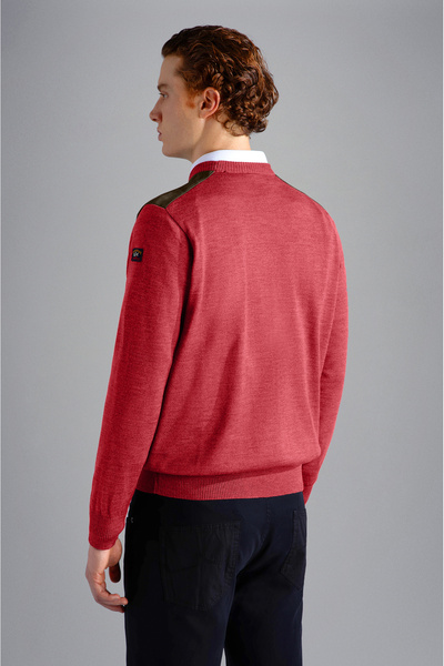 PAUL&SHARK رجل محبوك ROUNDNECK C.Wوول