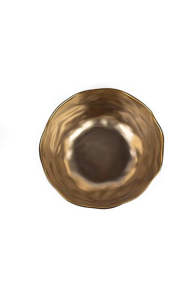 Mikasa Moor Black Gold Porcelain Bowl 20x13cm