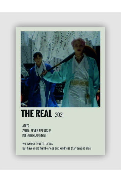 fırsatlar diyarı ATEEZ The Real K-pop Duvar Posteri - Duvar Dekoru - Kalın Ka...