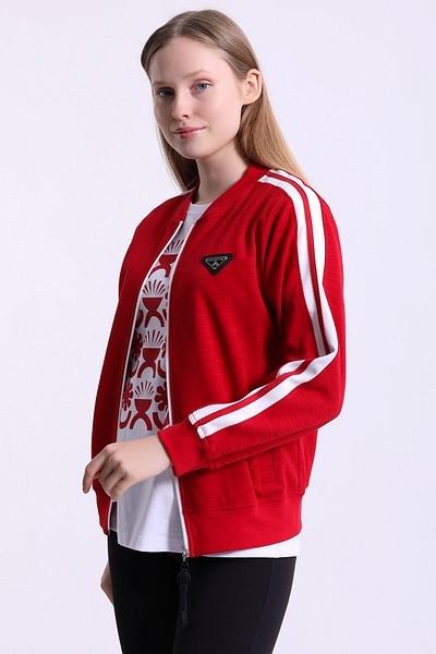 WESTBRAND Stripe Detailed College Jacket