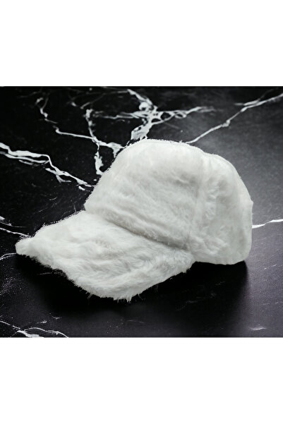 Shopiolog Kadın Kışlık Peluş Şapka Kep Trendy Baseball Cap