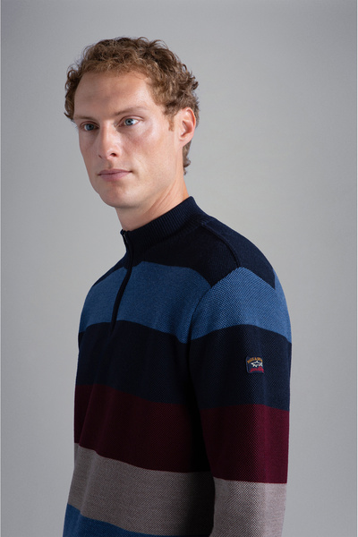 PAUL&SHARK Men's Zipper Pullover - C.W.Wool